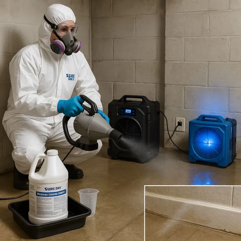 Sanitization and Odor Removal process in Highland, UT